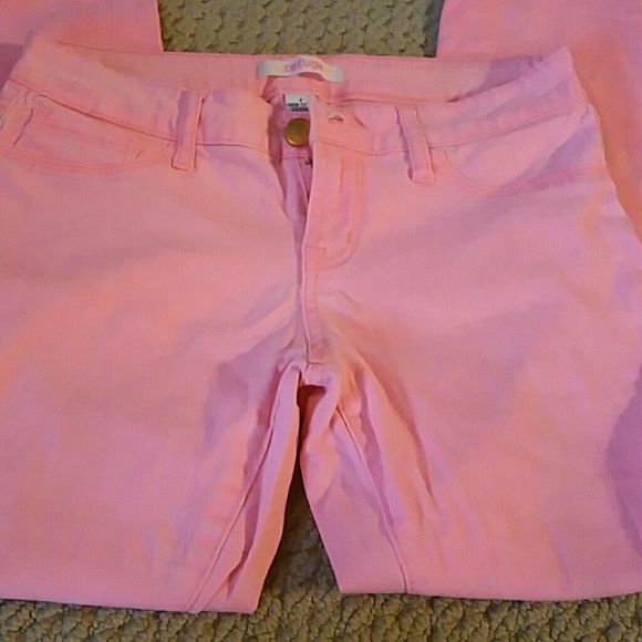 Charlotte Russe Pink Skinny Jeans