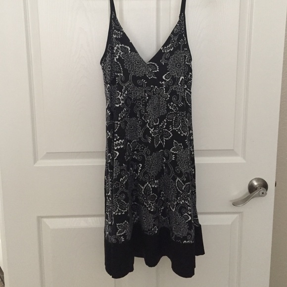 Black strap dress
