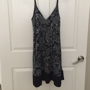 Black strap dress