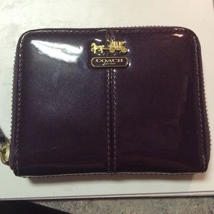 Mini coach card holder/wallet