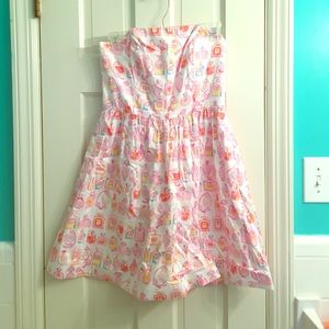 Lilly Pulitzer strapless dress