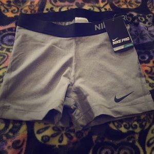 NWT Nike pro spandex 2" shorts