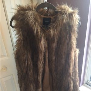 Forever 21 fur vest