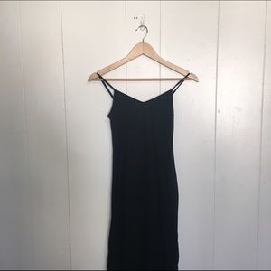 American apparel black maxi dress