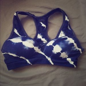 SOLD Tie dye padded sports bra