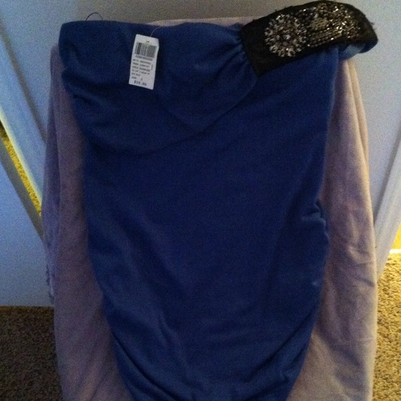 Wet Seal off the shoulder strapped shirt