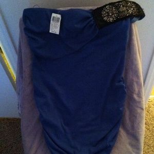 Wet Seal off the shoulder strapped shirt