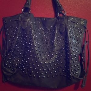 ❤️ Brown & Silver Studded Purse ❤️