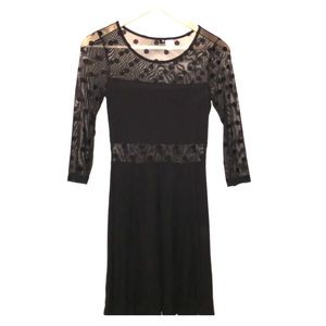 H+M Sheer Cut-out Dress