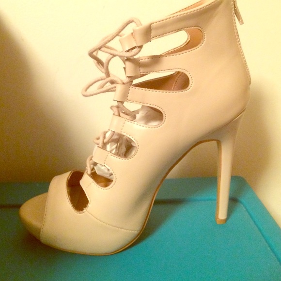 Beige High Heel