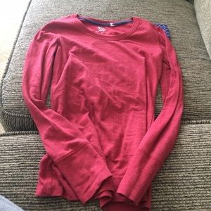 Red long sleeves