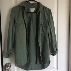 Madewell tomboy shirt xs