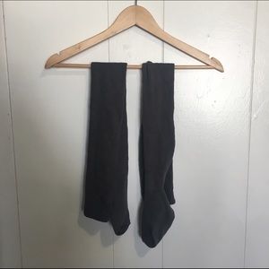 American Apparel thigh high socks charcoal Grey