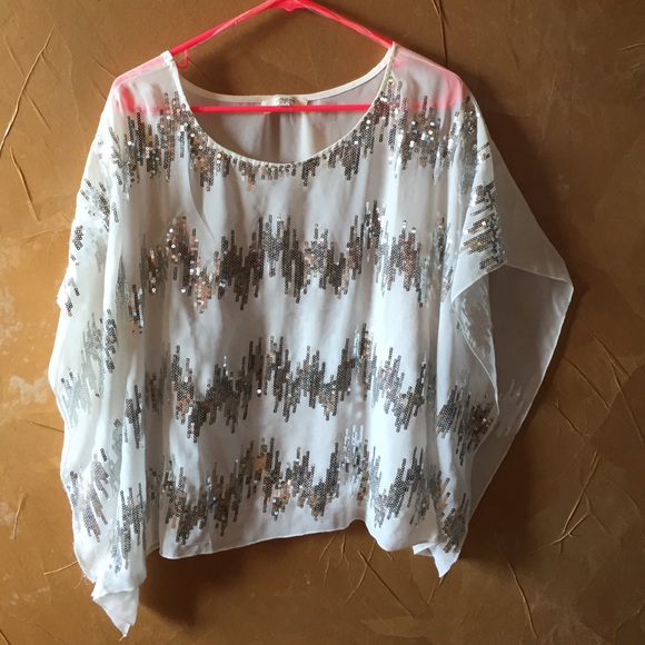 White Sparkle Blouse