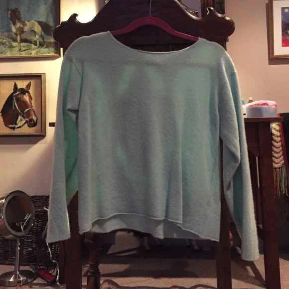 eskandar mint cashmere sweater