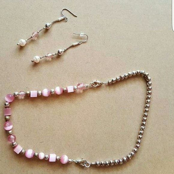 Necklace and earrings