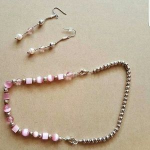 Necklace and earrings