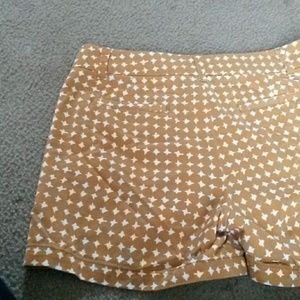 Yellow Patterned Shorts