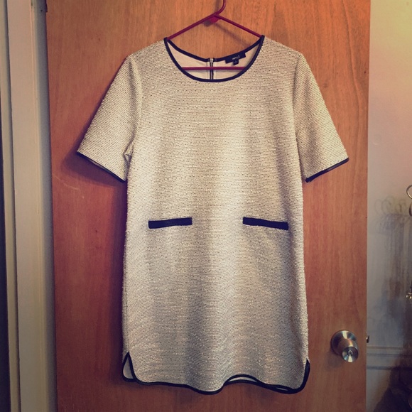 Boutique dress tweed shift dress