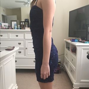Tight, Navy Blue Dress