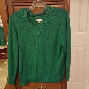 Green Long Sleeve Sweater