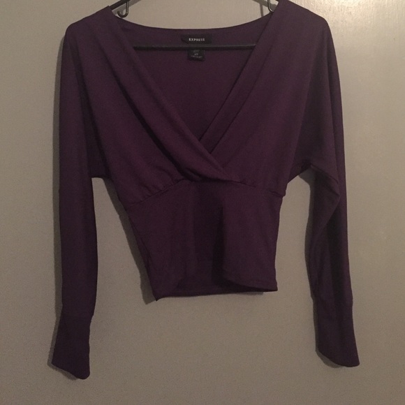 Express deep purple top