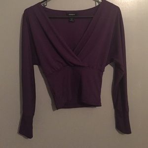 Express deep purple top