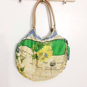 Anthropologie Lucky Pen Silk bag