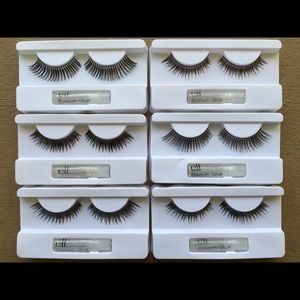 6 Gorgeous Thick Eyelashes with Clue (NWOT)