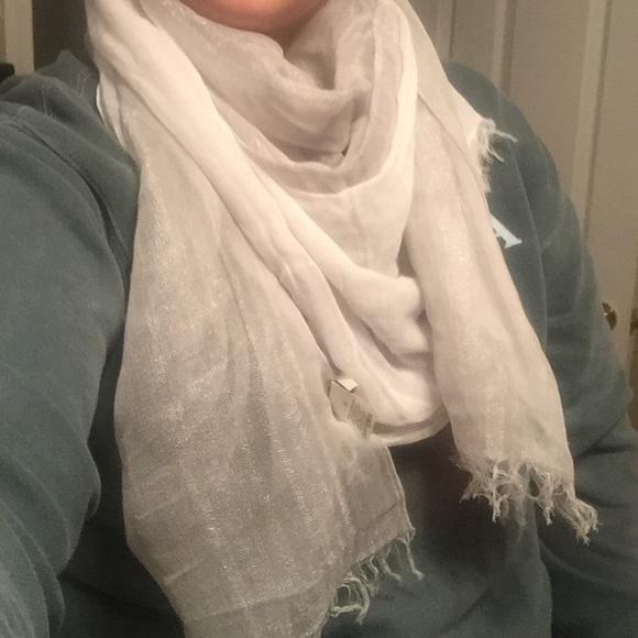 Silver scarf