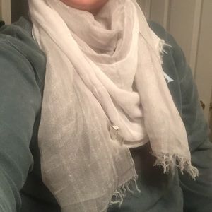 Silver scarf