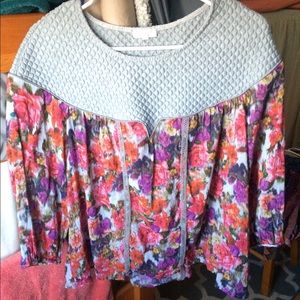 Anthropolgie Floral Top