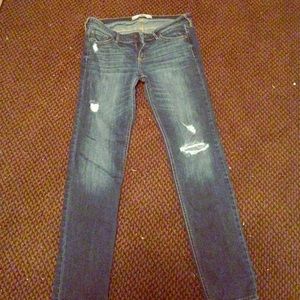 Hollister distressed jeans size 13R