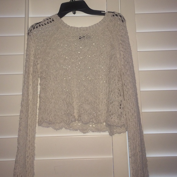 Topshop crochet crop