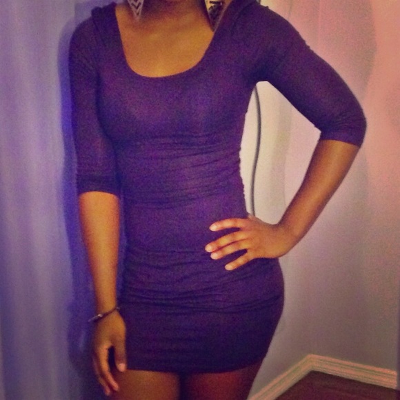 Purple party dress