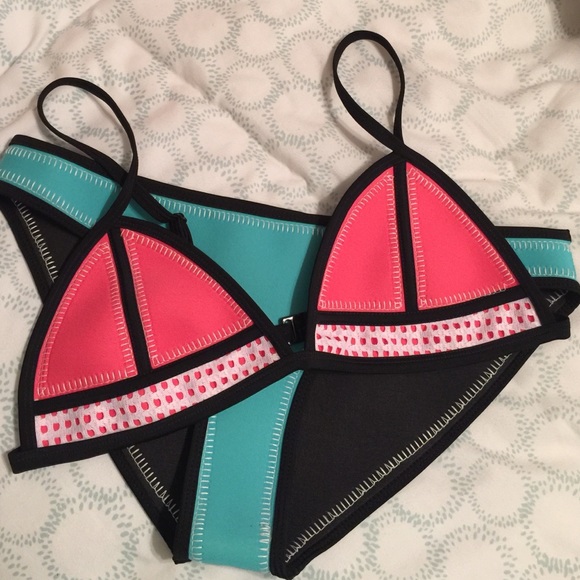 Neoprene Triangle Bikini