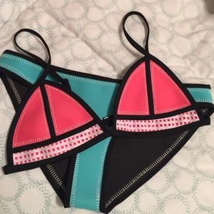 Neoprene Triangle Bikini