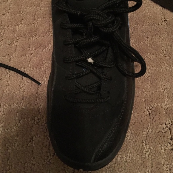 Jordan black and baby blue Carolina 12s size 4.5y - Picture 3 of 4