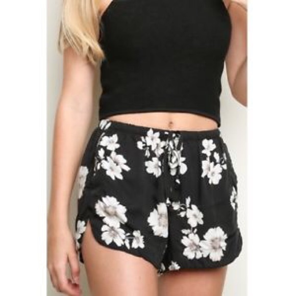 Brandy Melville Floral Shorts