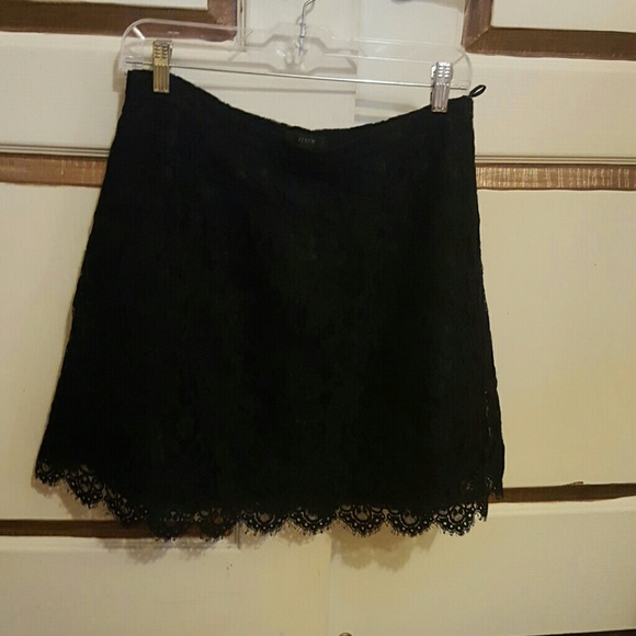 Skirt lace navy blue