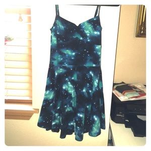**sold** LUE Pacsun Galaxy Skater Dress