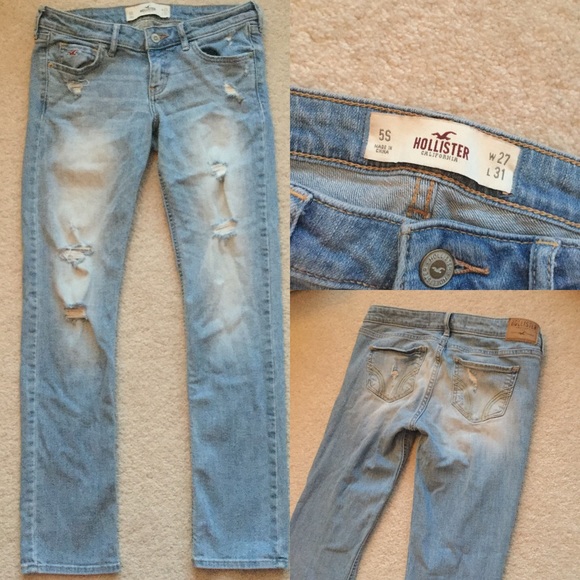 Hollister 5S Skinny Ripped Jeans