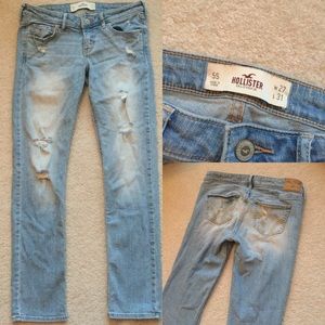 Hollister 5S Skinny Ripped Jeans