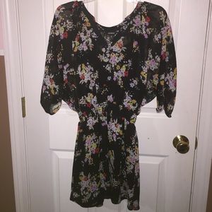 XS floral print summer dress from express