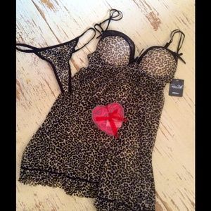 NEW lingerie with animal print