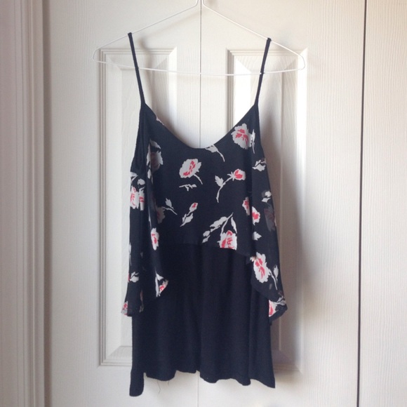 Black tank top