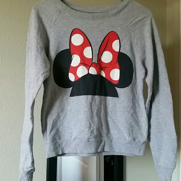 Cute Minnie Mouse crew neck sweater