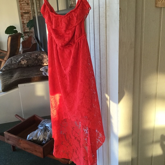 Pretty strapless dress