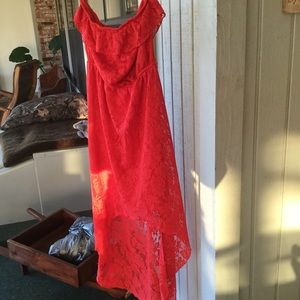 Pretty strapless dress