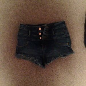 High waisted shorts